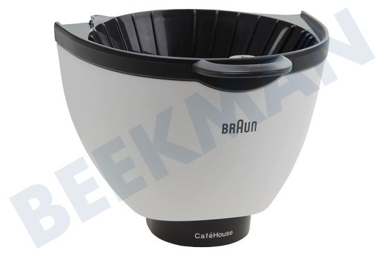 Braun Koffiezetapparaat Filterbak Wit