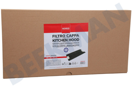 Küppersbusch Afzuigkap Filter Actief koolstof