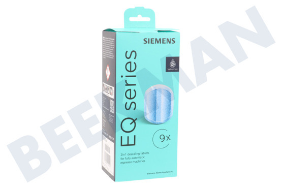 Siemens Koffiezetapparaat TZ80032A Ontkalkingstabletten Multipack 3x3 stuks
