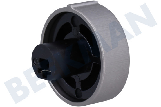 Atag Oven-Magnetron Knop Draaiknop, grijs