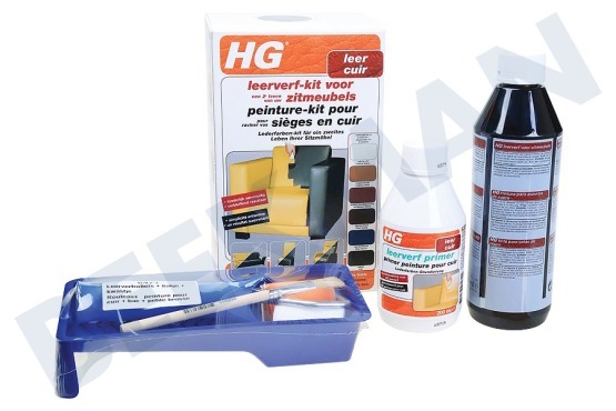 HG  HG Leerverf-kit zwart voor zitmeubels