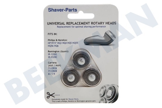NewSPeak  Shaver-Parts HP1915, HQ3, HQ4, HQ5, HQ56, HQ6