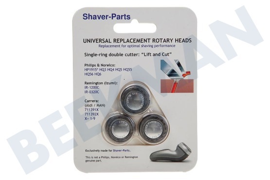 NewSPeak  Shaver-Parts HQ4 t/m HQ56