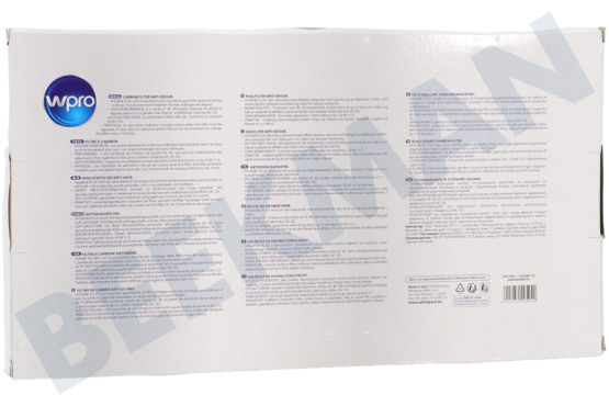 Aeg electrolux Afzuigkap FAT190 Filter koolstof 48x26cm uitspar.