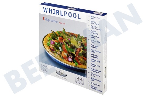 Whirlpool Oven-Magnetron Plaat Crisp plaat -29cm-