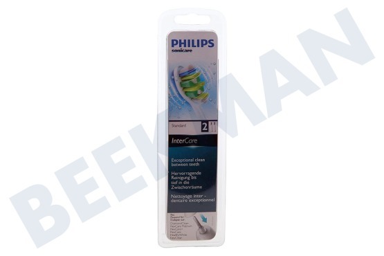 Philips  HX9002/07 Tandenborstelset InterCare standaard opzetborstels, 2 stuks