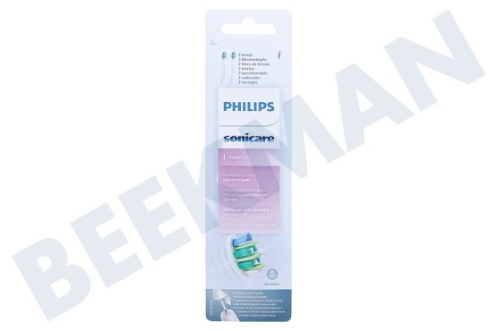 Philips  HX9002/10 Tandenborstelset InterCare standaard opzetborstels, 2 stuks