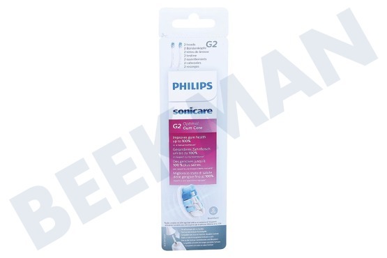 Philips  HX9032/10 Sonicare G2 Optimal Gum Care opzetborstels, 2 stuks