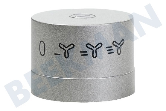 Whirlpool Afzuigkap Knop Standenknop Zilver grijs