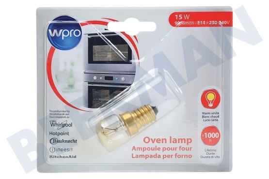 Philips/Whirlpool Koelkast LFO137 Lamp Ovenlamp-koelkastlamp 15W E14 T29