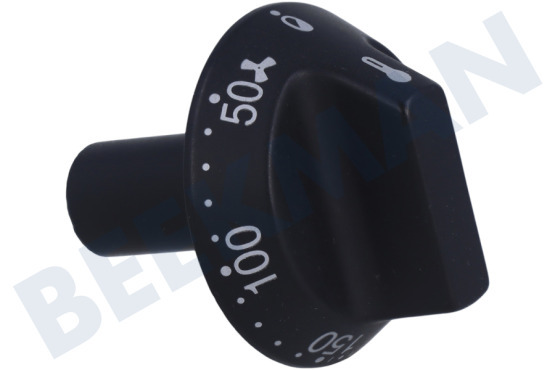 Smeg Oven-Magnetron Knop Temperatuur, zwart