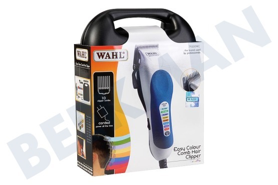 Wahl  Tondeuse Colourpro wit/blauw inclusief koffer