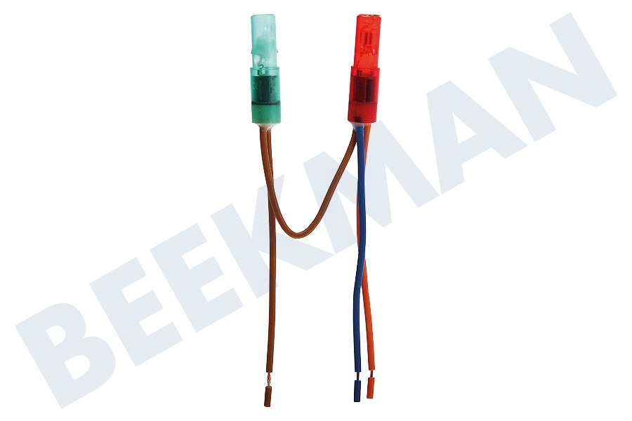 Whirlpool 481213448371 Lampje Controlelampje. Rood+Groen