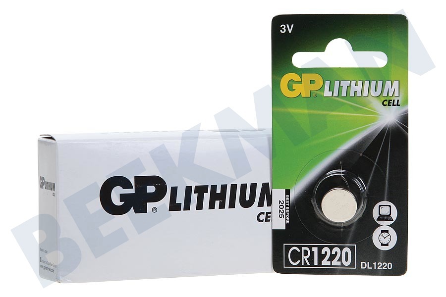 GP GPCR1220STD346C1 CR1220 Lithium CR1220