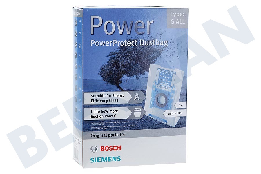 Bosch 576863 00576863 PowerProtect Dustbag (B, 5)