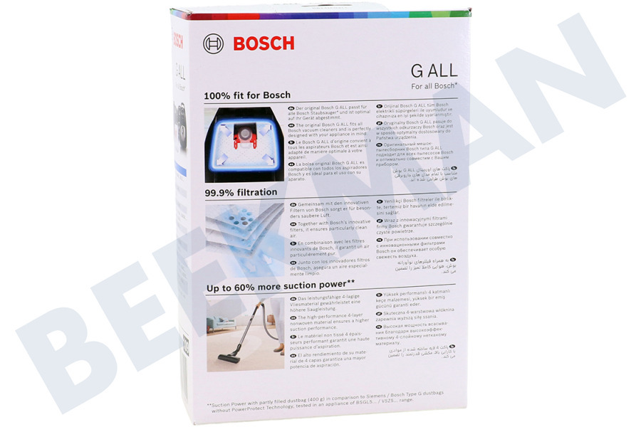 Bosch 17003048 BBZ41FGALL Stofzuigerzak Type G All