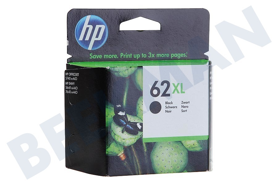 HP Hewlett-Packard HP-C2P05AE HP 62 XL Black