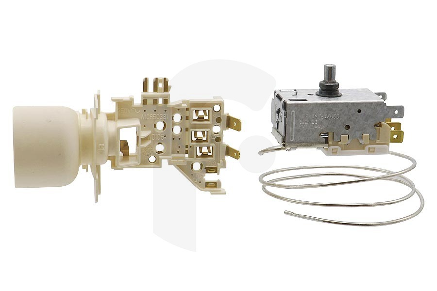 KitchenAid Congelador Termostato (3 CONT. A13 0696R) para Bauknecht y otros frigorífico 481228238175 adecuado para entre otros ARG5743, KDI2800A