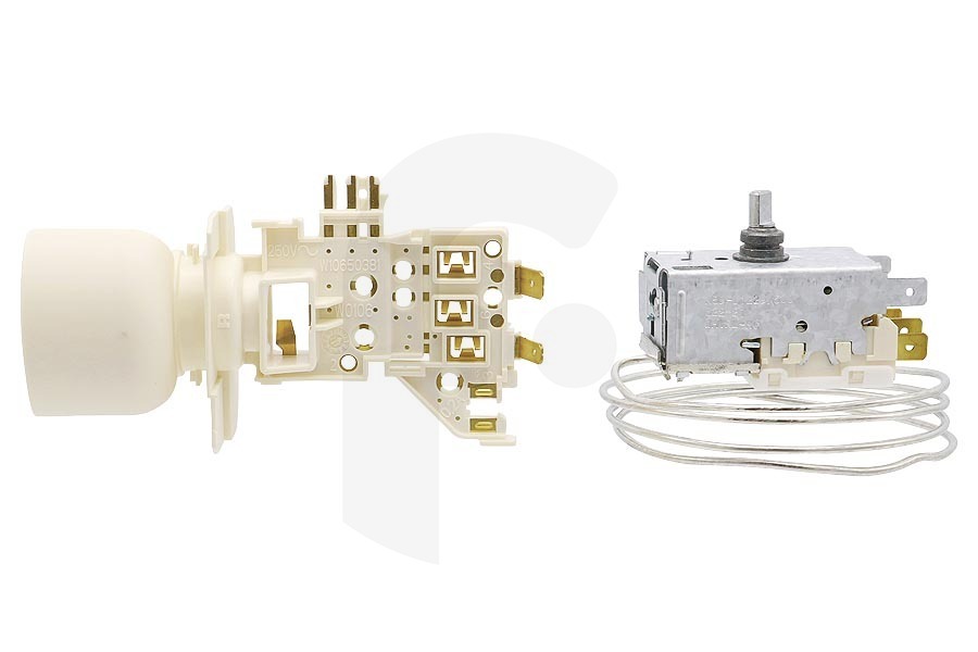 KitchenAid Congelador Termostato (3 cont. A13 0704) frigorífico 481228238179 adecuado para entre otros ARG9703, KRI2212A, ARG915