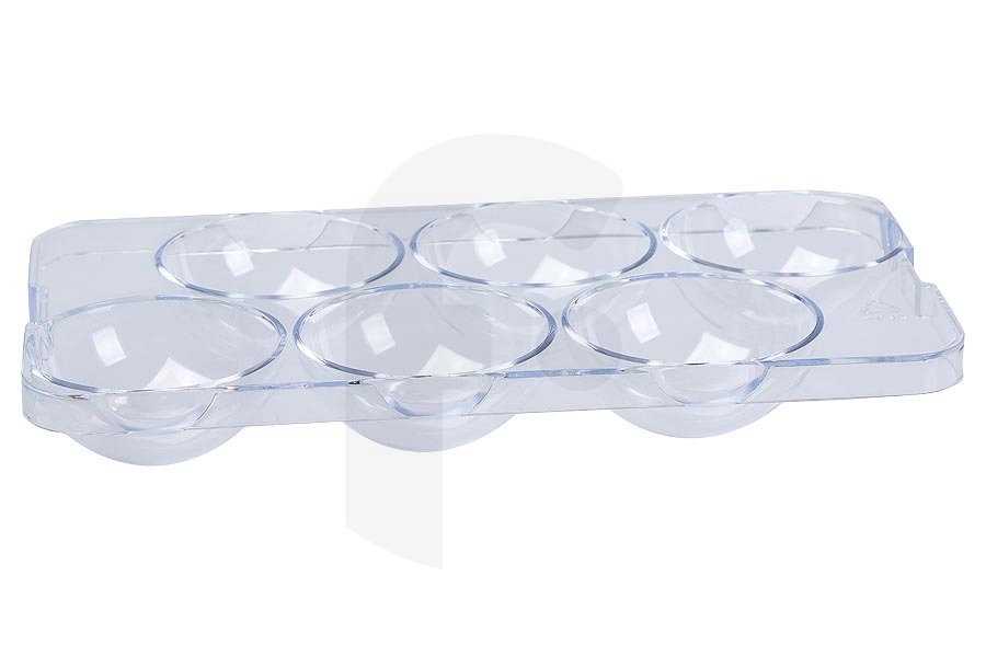 Dimplex Frigorífico Huevera de 6 compartimentos transparente para Bosch, Siemens y otros frigorífico y congelador combinado 649479, 00649479 adecuado para entre otros KG36VVW31, KIS87AD30, KI42LAD40
