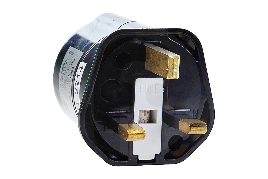 Brennenstuhl Maquinilla de afeitar Brennenstuhl adaptador de viaje (adaptador enchufe) de UK a EU 13A 250V 1508533 adecuado para entre otros Enchufe adaptador NL - UK