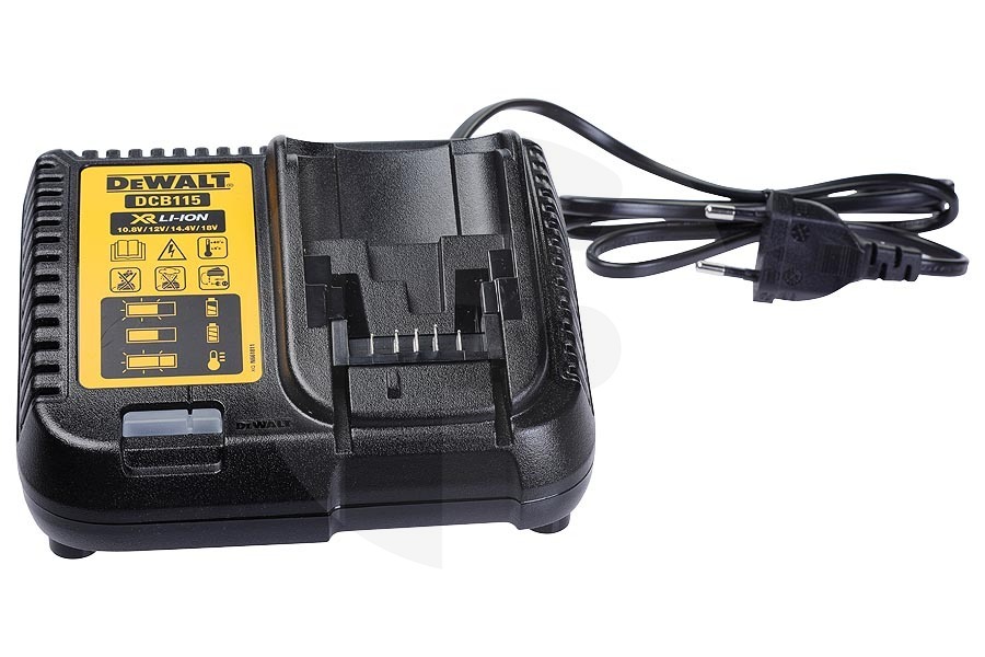 Dewalt Amoladora angular Cargador de batería DeWALT para herramientas eléctricas N450536 adecuado para entre otros DCF830, DCN695, DCD936