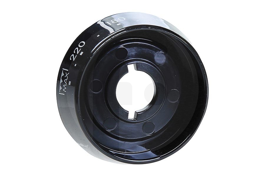 Ariston-Blue Air Cocina & Encimera Anillo (disco) de la perilla de temperatura detrás negro para, entre otros, Ariston cocina 284678, C00284678 adecuado para entre otros KN6C61AXNL, KN6G110SAXNLS, I6TMH5AGXNL