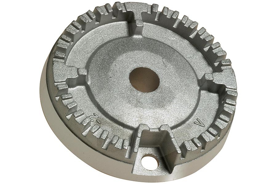 Terzi 52929, C00052929 Cocina & Encimera Base de quemador (7 cm color cromado) C00052929, 52929 adecuado para entre otros XC95MGI