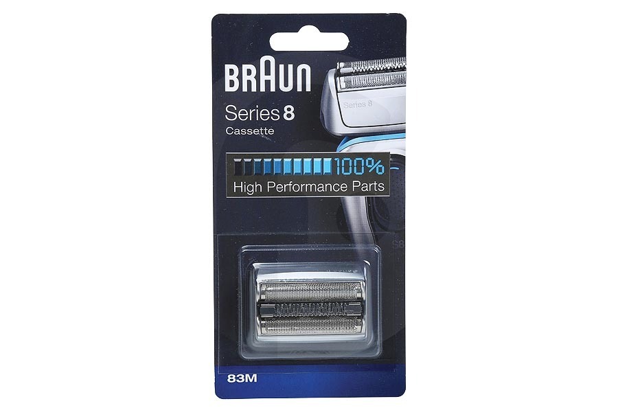 Braun Maquinilla de afeitar Braun lámina de afeitar 83M Series 8 paquete combinado con bloque de cuchillos maquinilla de afeitar 4210201199281 adecuado para entre otros Cassette serie 8