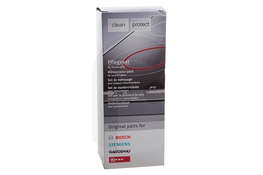Siemens Cocina & Encimera Limpiador  para cocina 311900, 00311900 adecuado para entre otros Con raspador metálico y paño de limpieza