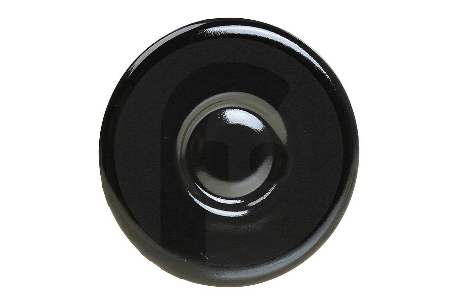 Listo Beko tapa del quemador (tapa) 55mm negra esmaltada cocina 419920278 adecuado para entre otros CD61120, CM51210