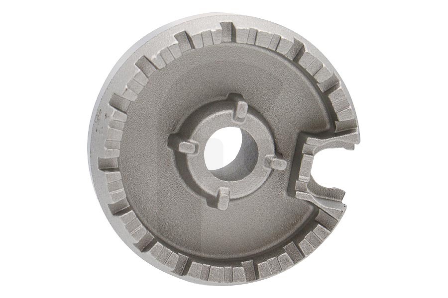 Listo Cocina & Encimera Smeg quemador (cabezal del quemador, tapa de quemador) para quemador para cocción a fuego lento placa de cocción 223244070 adecuado para entre otros FSE52322DWNL, BFC918GMXNL
