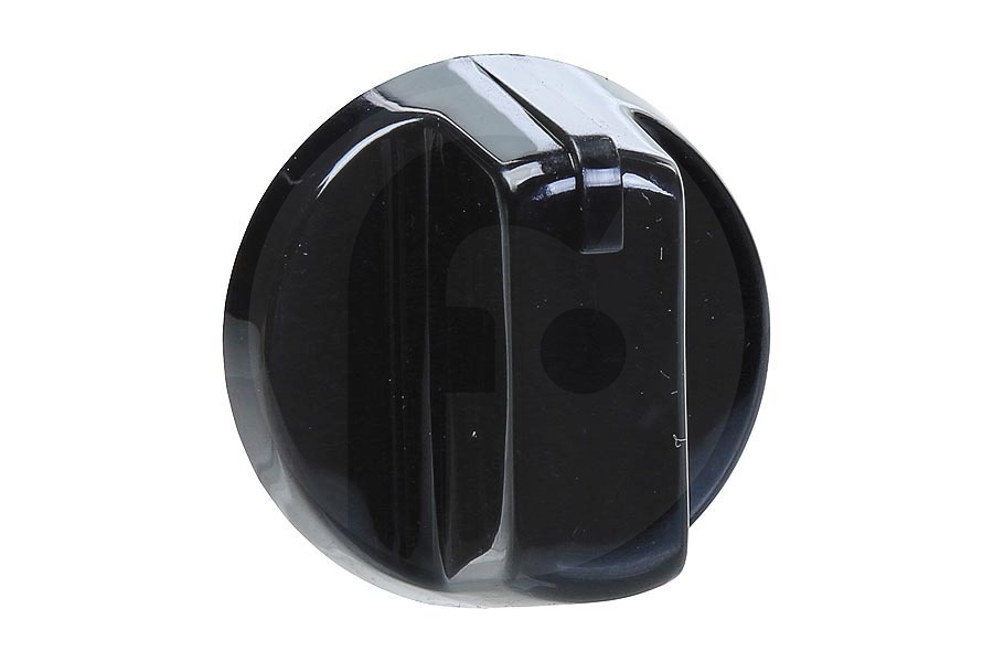 Indesit Cocina & Encimera Perilla del horno (perilla giratoria) negra para, entre otros, Indesit cocina 299117, C00299117 adecuado para entre otros I6TMH2AFXI, I6GG1FXI, I6TMH5AGXNL