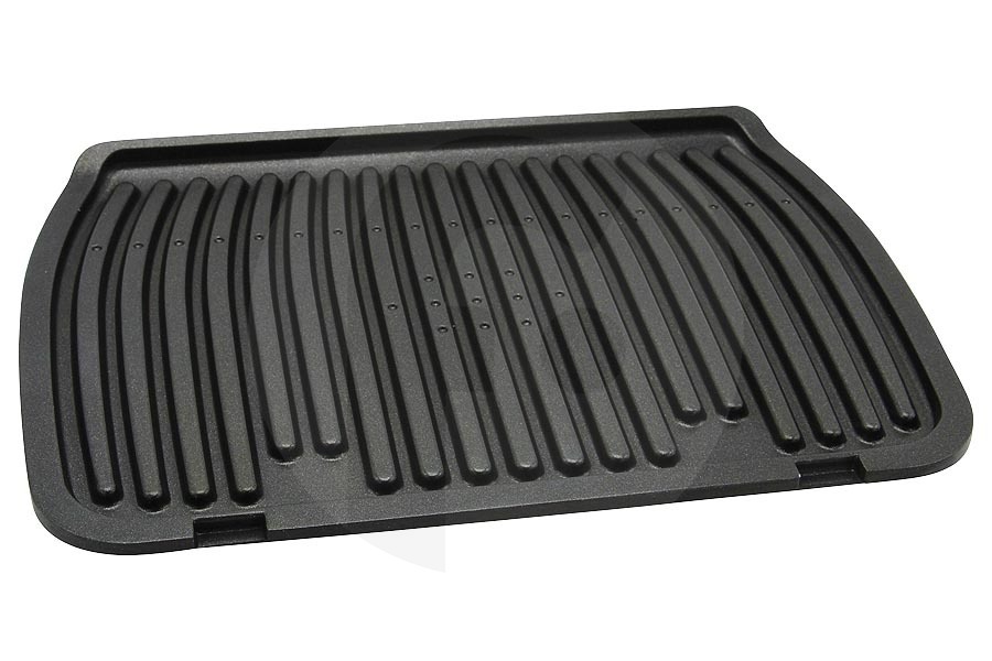 Tefal Grill apparaat Grillplaat (plaat) boven met anti-aanbaklaag voor o.a. Tefal contactgrill TS01043480, TS-01043480 geschikt voor o.a. GC750D16, GC750D30, GR750D21