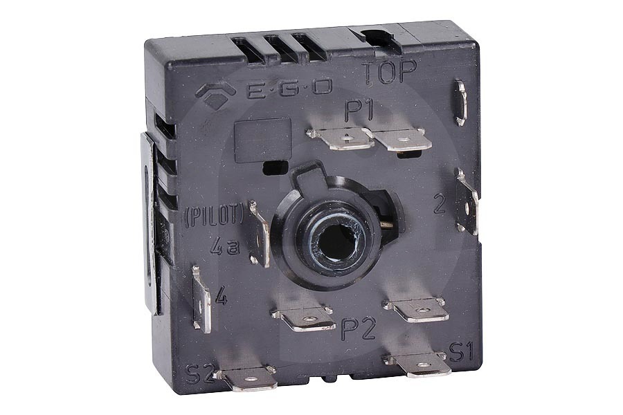 Wamsler Cocina & Encimera Interruptor de energía/regulador de energía doble para Pelgrim y otros placa de cocción 716270 adecuado para entre otros PF8221RVS, CKB840ONYUU, HL6271EUU